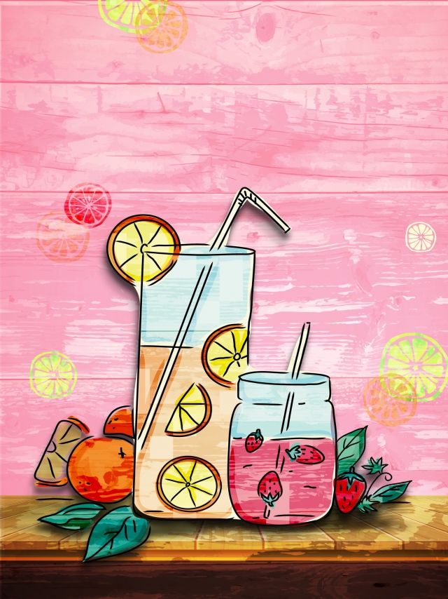 cute lemonade background 0033