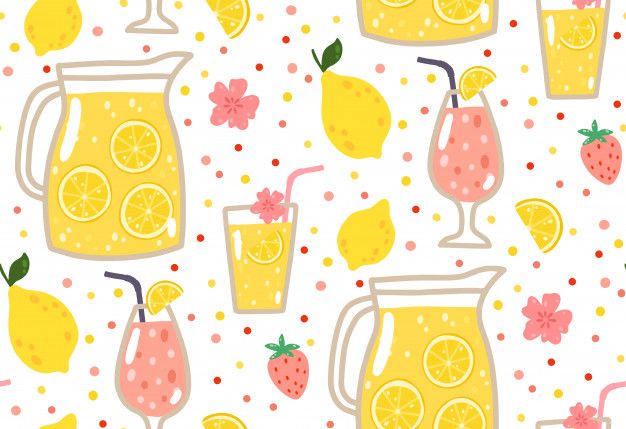 cute lemonade background 0044