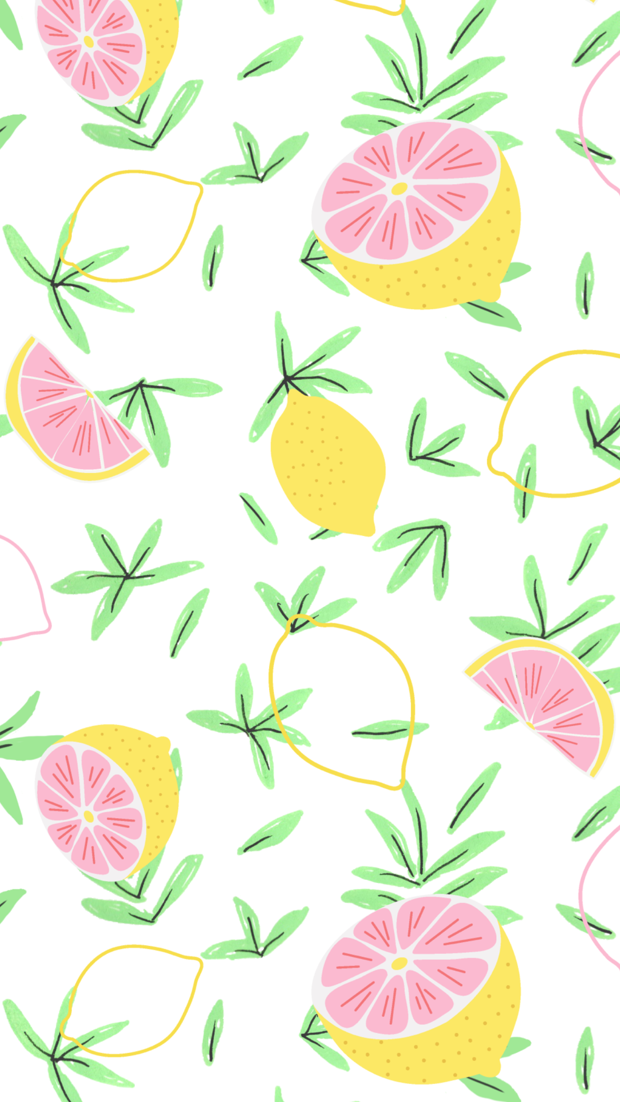 cute lemonade background 0057