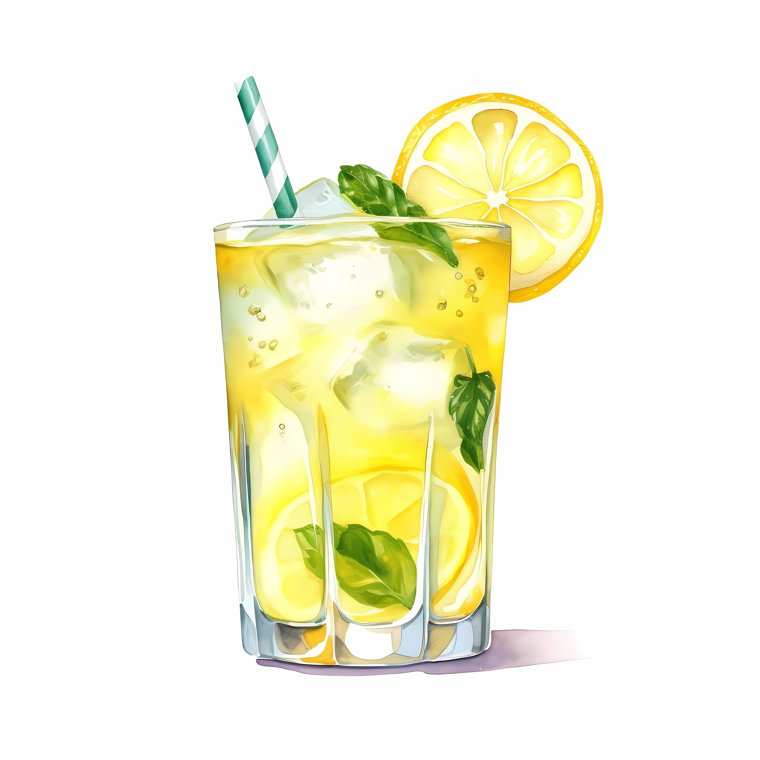 cute lemonade background 0058