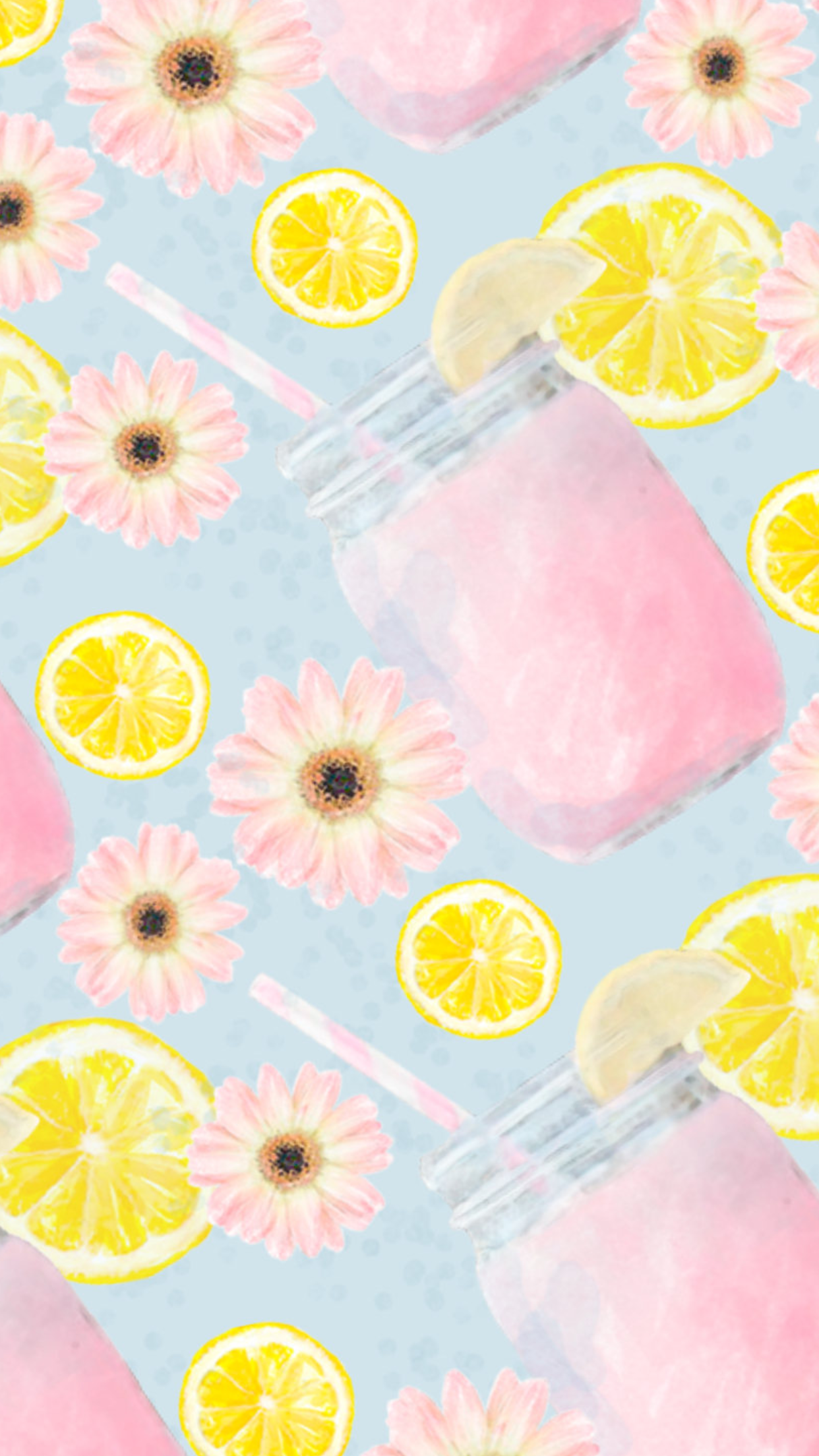 cute lemonade background 0073