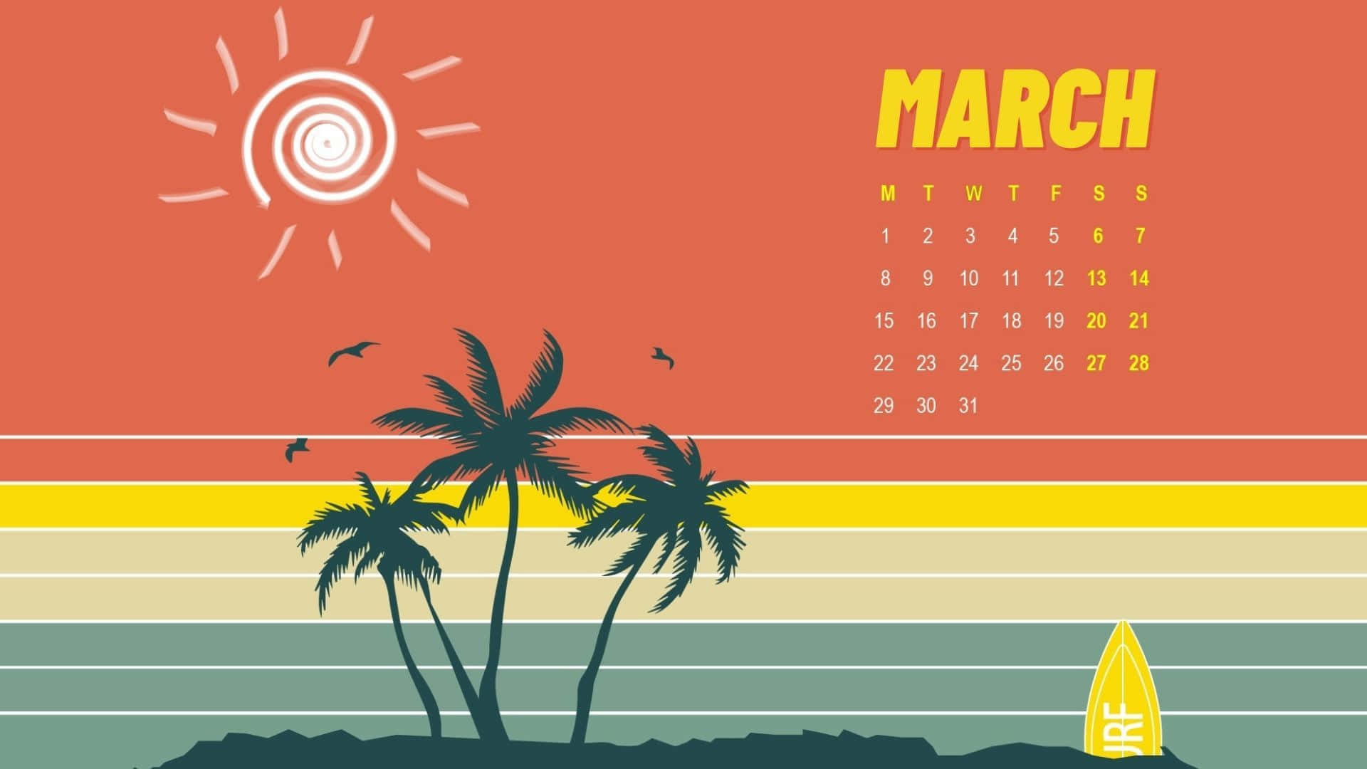 cute march backgrounds 0030