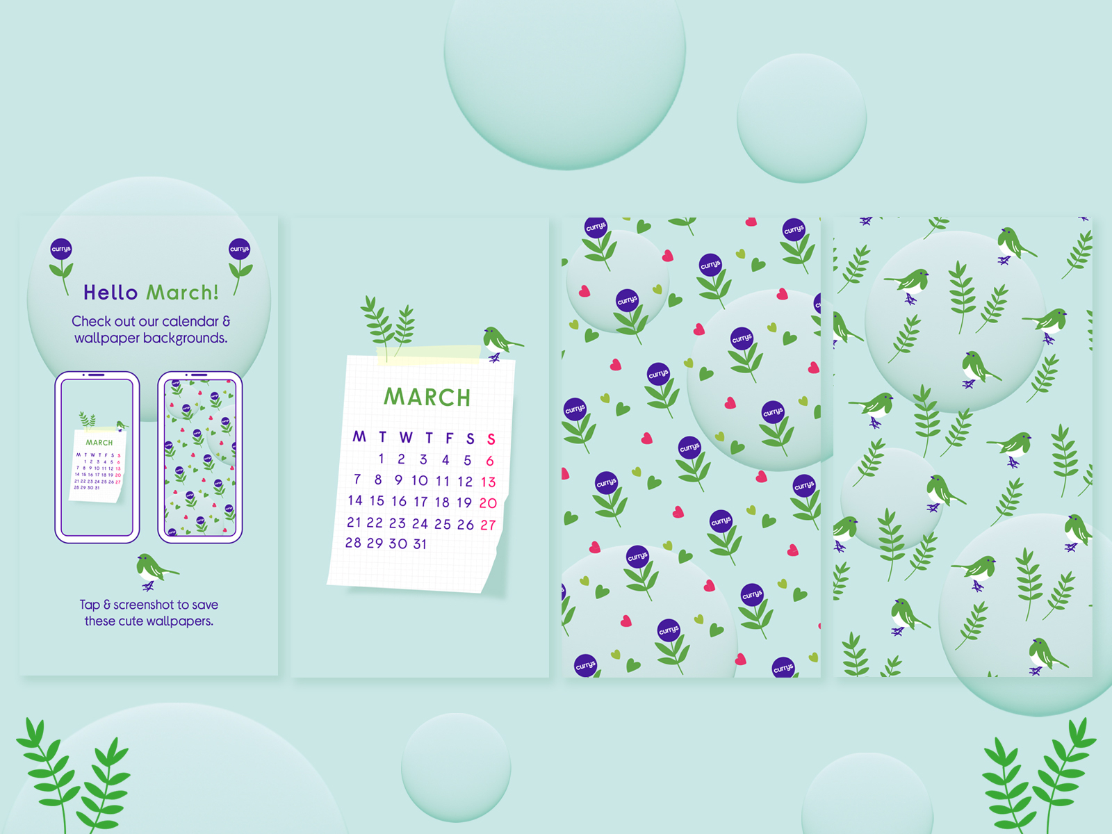 cute march backgrounds 0061