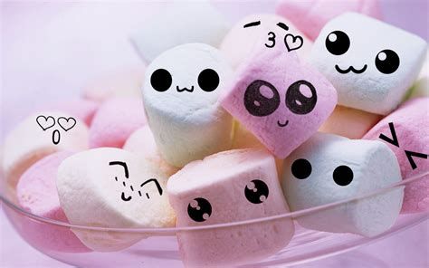 cute marshmallow background 0012