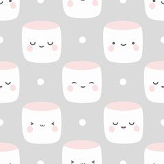 cute marshmallow background 0014