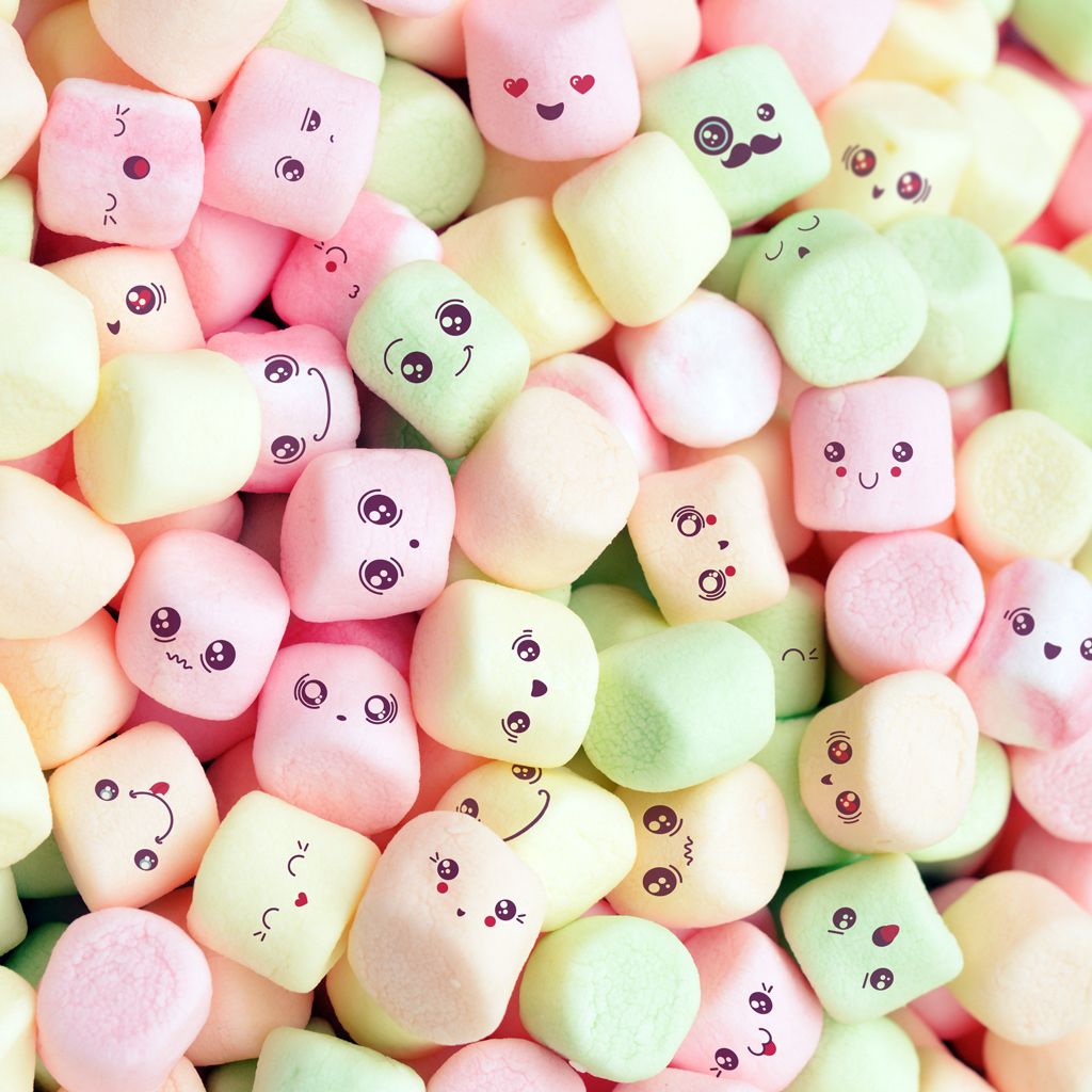 cute marshmallow background 0072