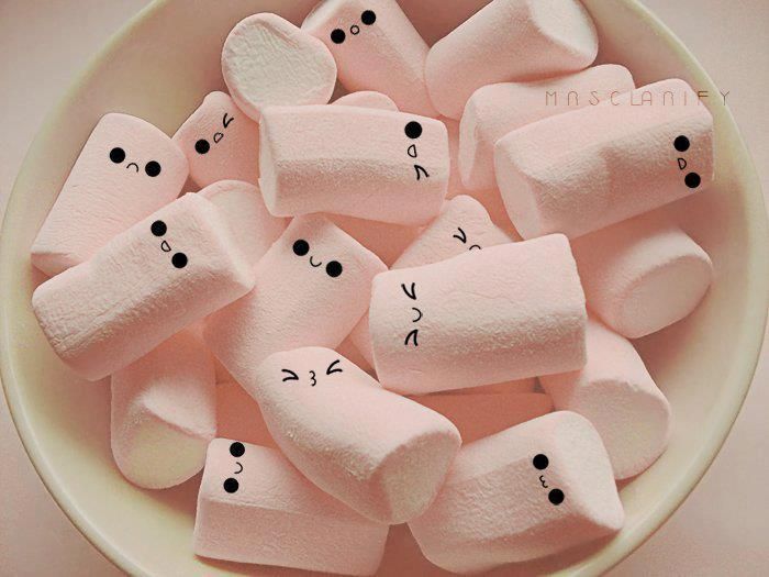 cute marshmallow background 0074