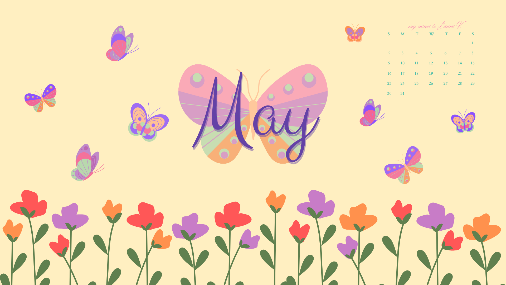 cute may backgrounds 0092