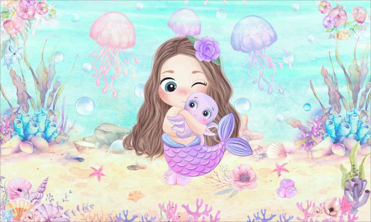 cute mermaid backgrounds 0010