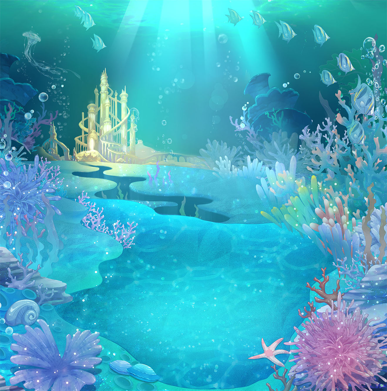 cute mermaid backgrounds 0026