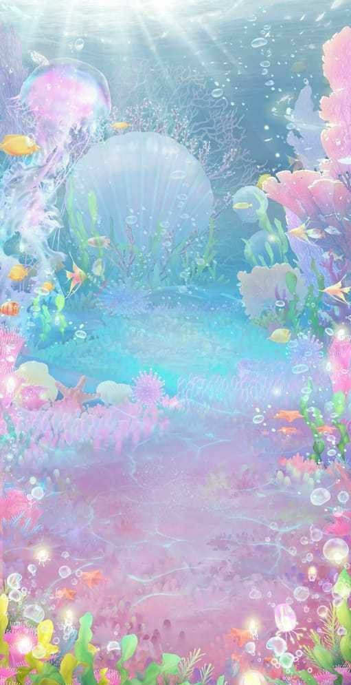 cute mermaid backgrounds 0037