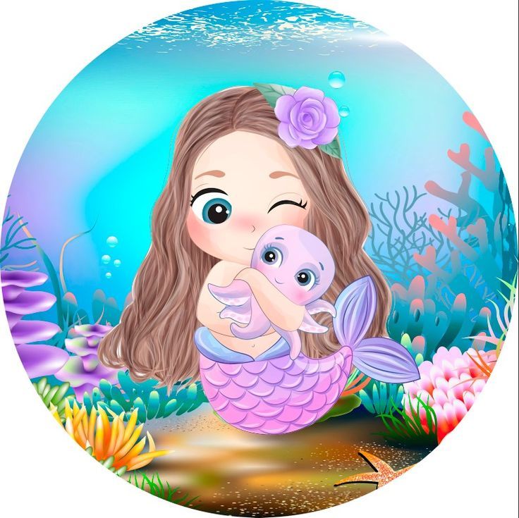 cute mermaid backgrounds 0044