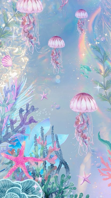 cute mermaid backgrounds 0045