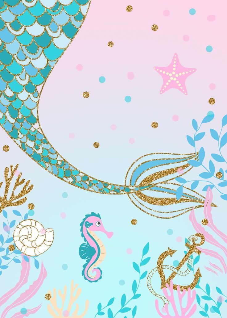 cute mermaid backgrounds 0048