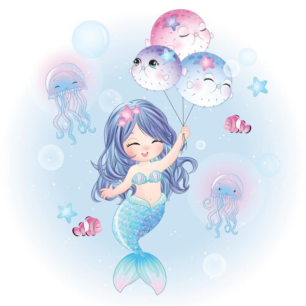 cute mermaid backgrounds 0054