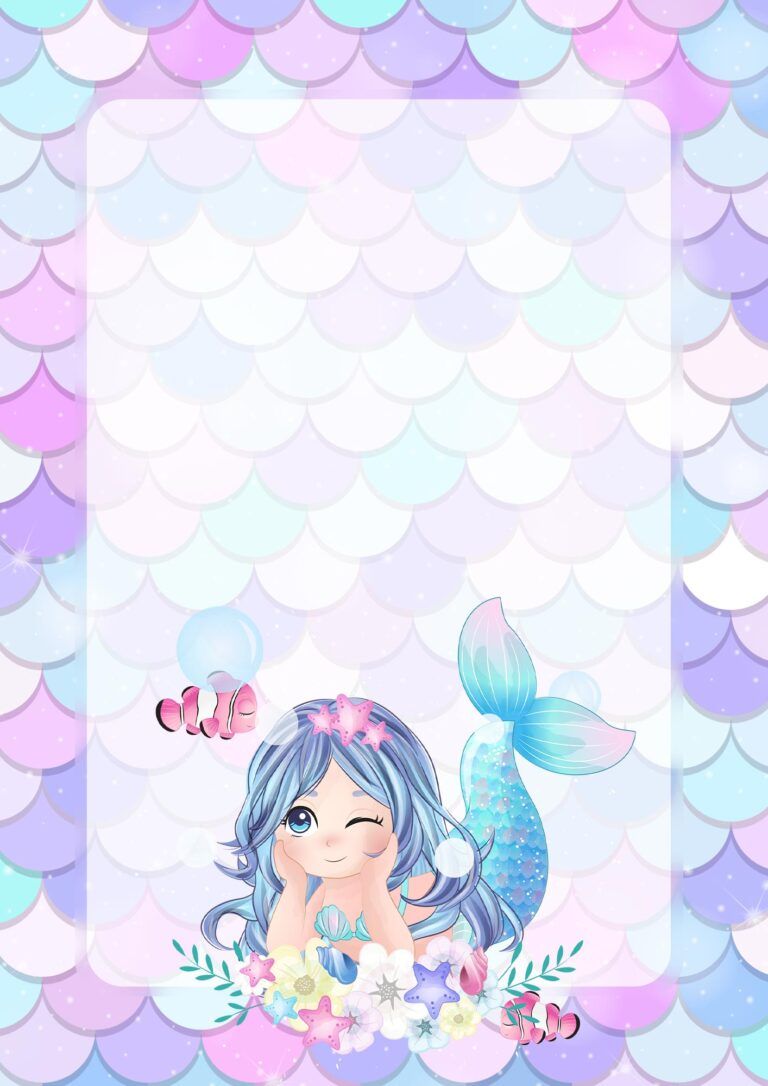 cute mermaid backgrounds 0078