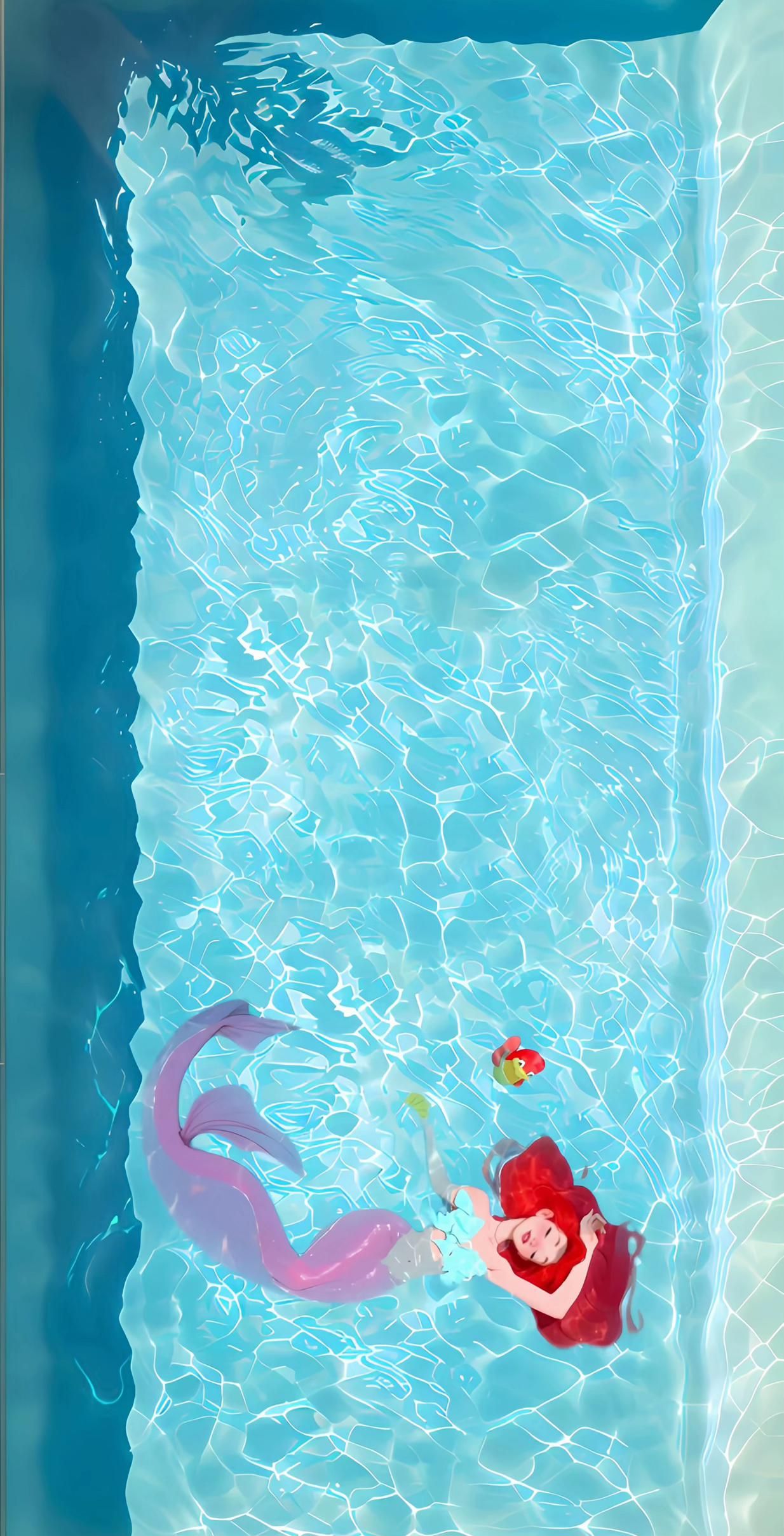 cute mermaid backgrounds 0093