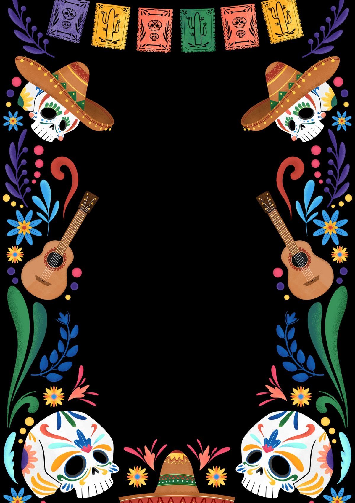 cute Mexican backgrounds 0022