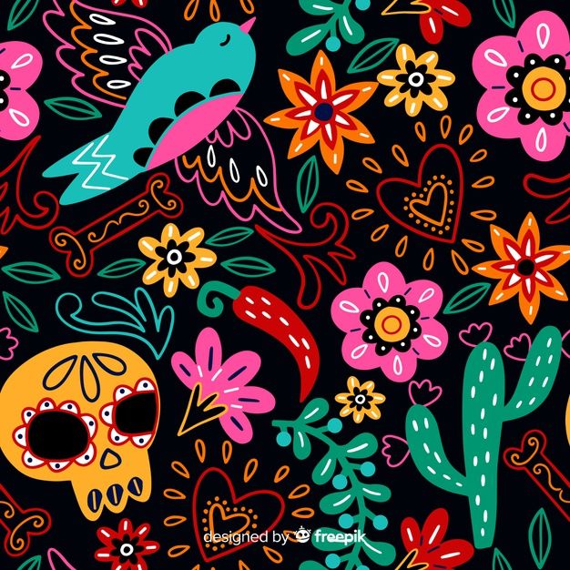 cute Mexican backgrounds 0042