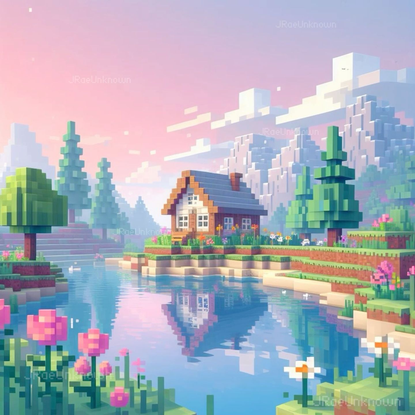 cute Minecraft backgrounds 0019