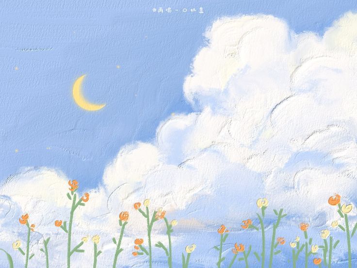 cute moon backgrounds 0075