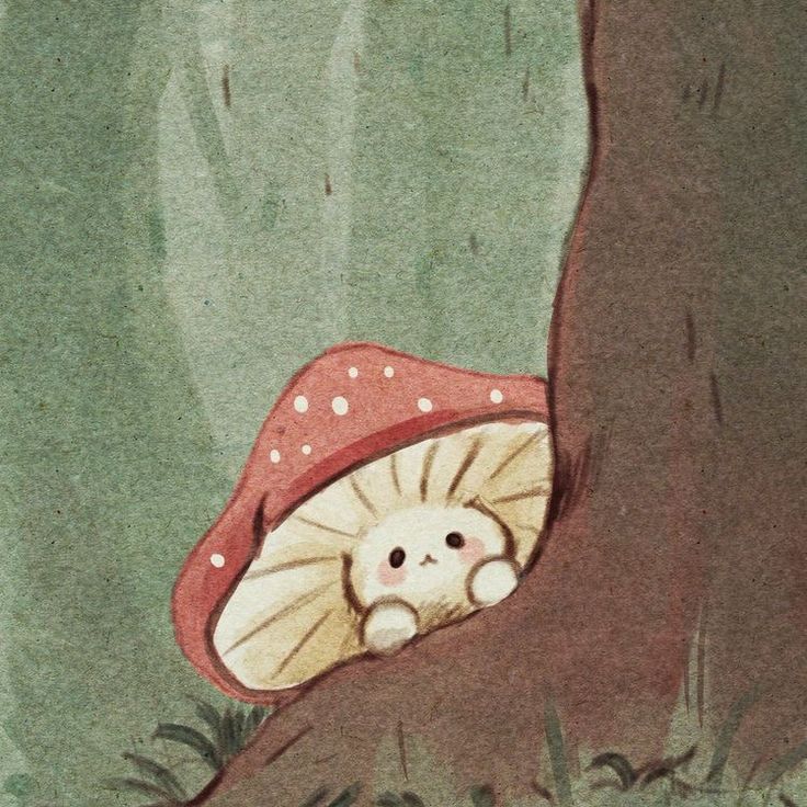 cute mushroom backgrounds infused with nature.