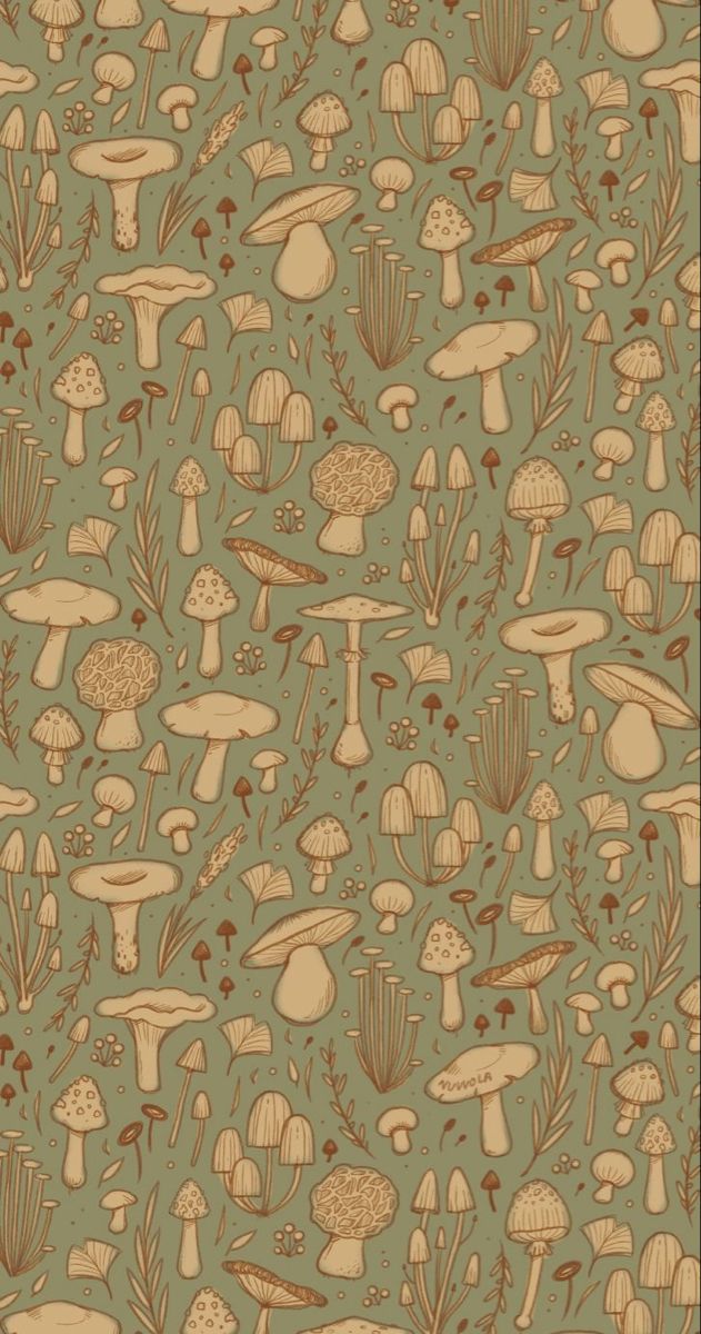 cute mushroom backgrounds 0024