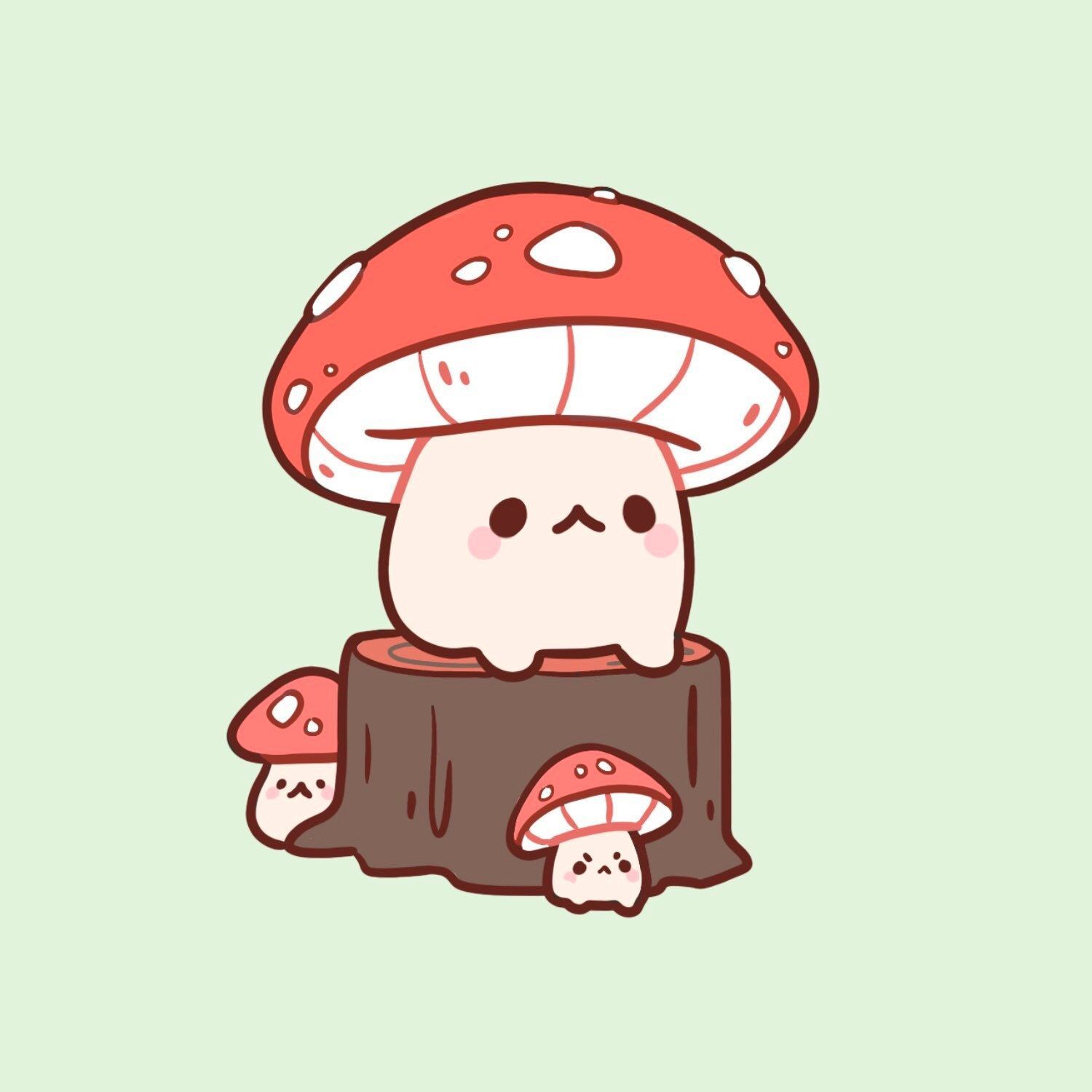 cute mushroom backgrounds 0046