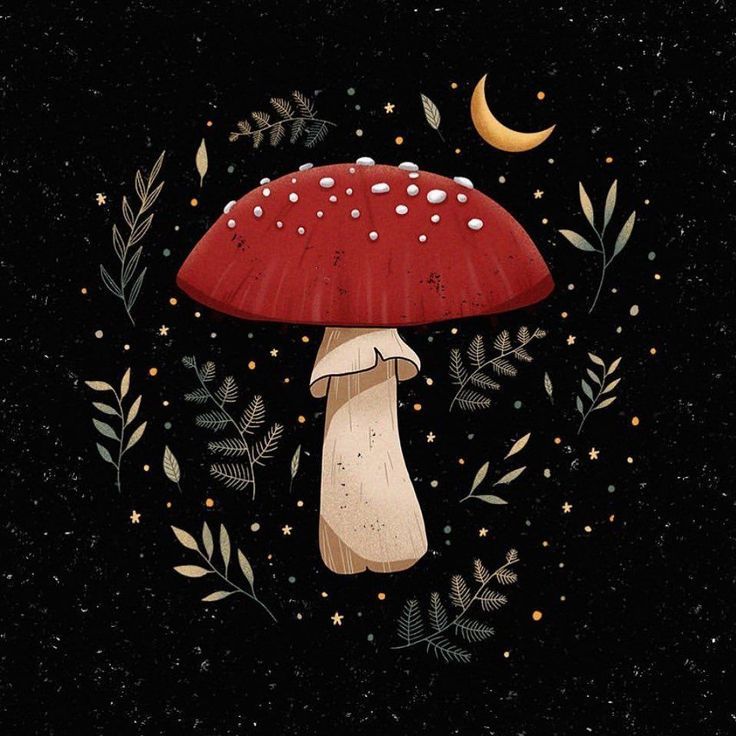 cute mushroom backgrounds 0054