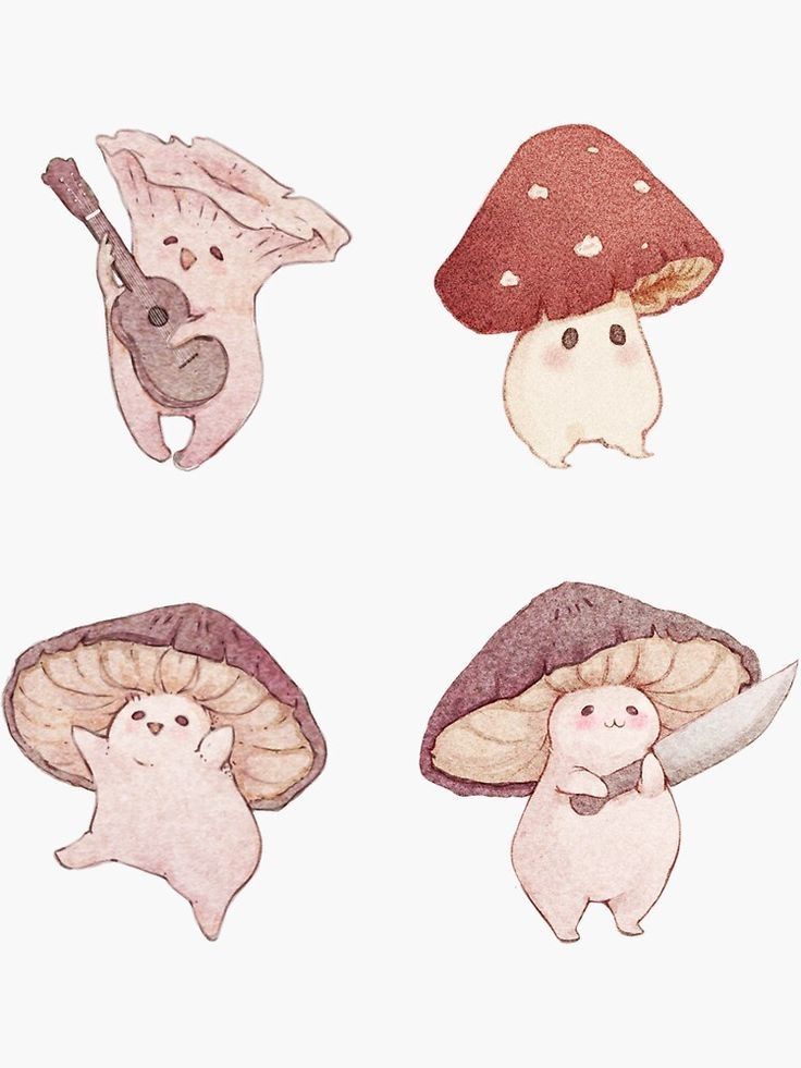 cute mushroom backgrounds 0061