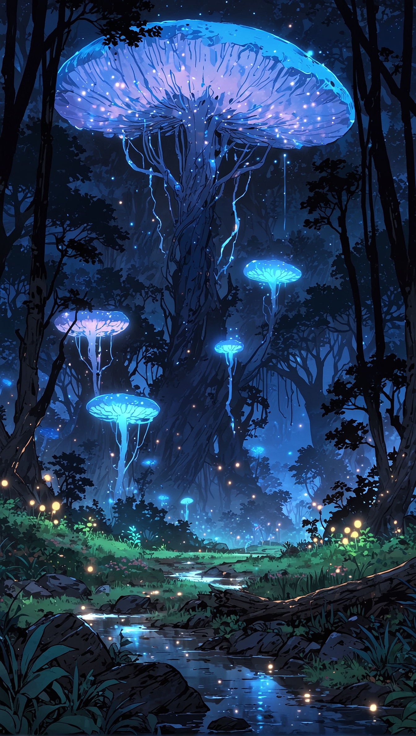 cute mushroom backgrounds 0068