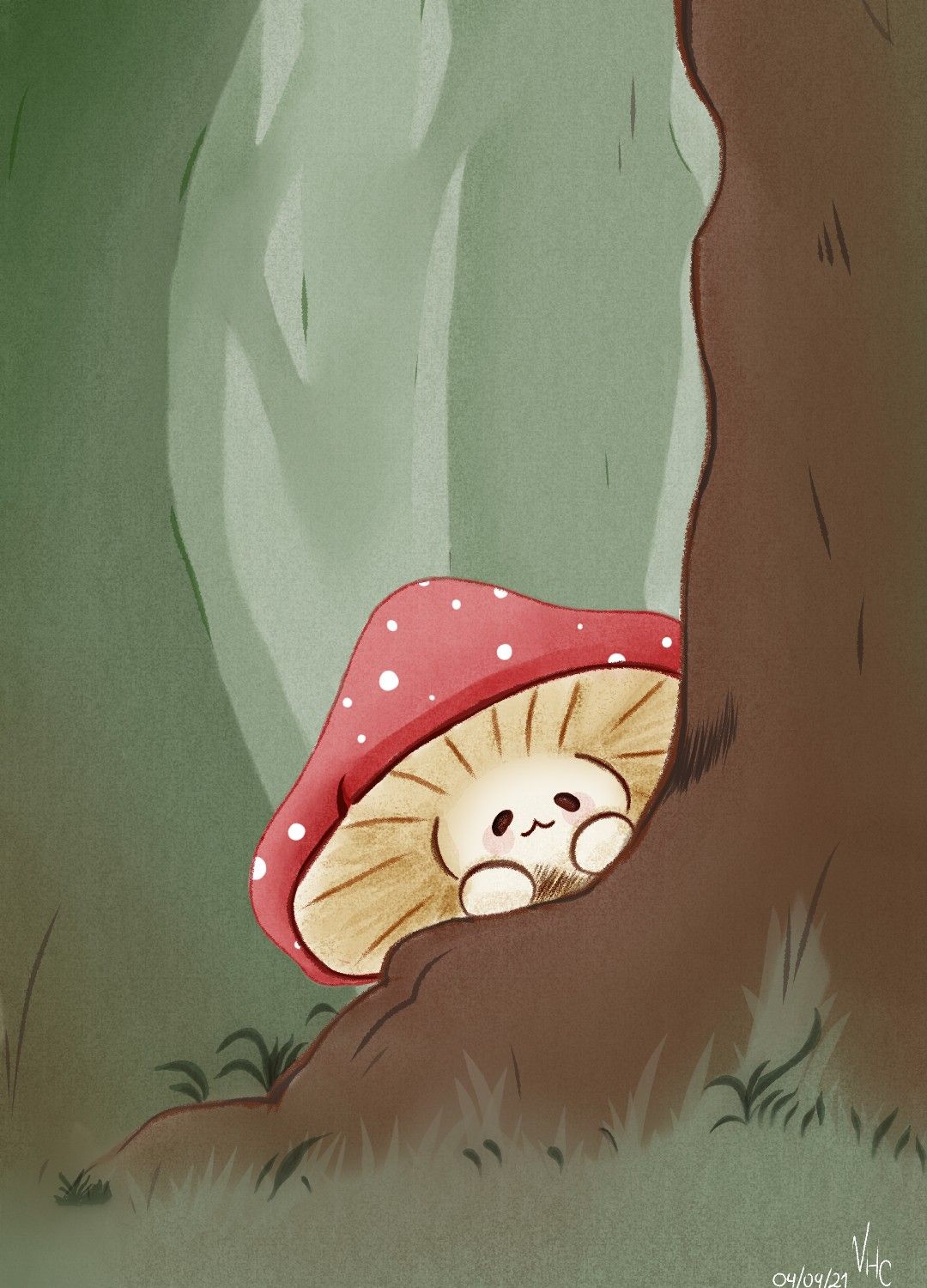 cute mushroom backgrounds 0077