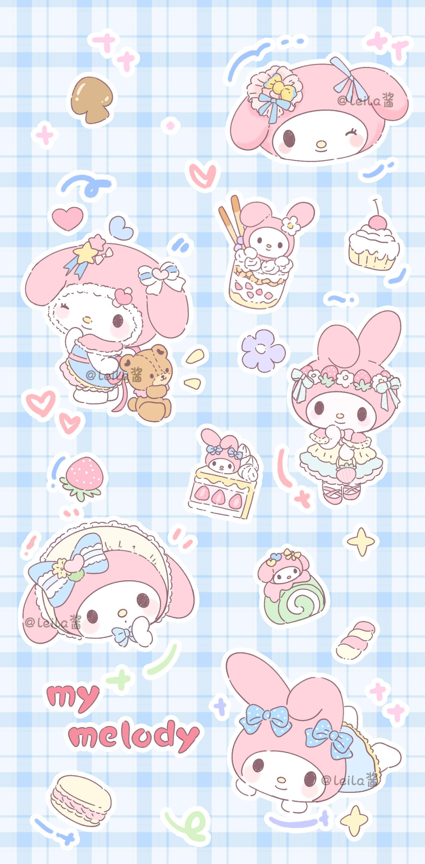 cute My Melody backgrounds 0076