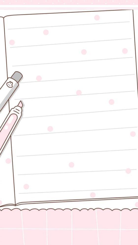 cute notes background 0021