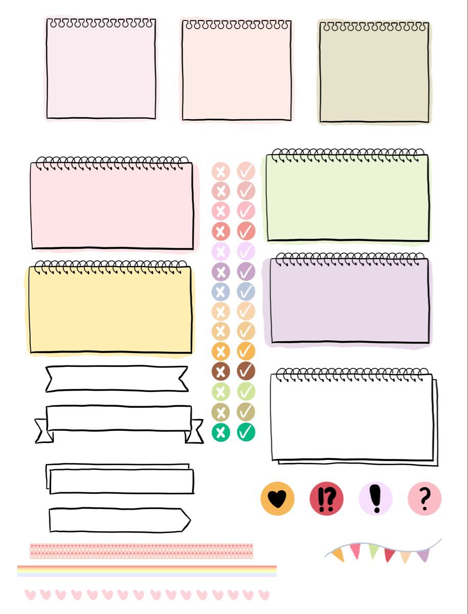 cute notes background 0023