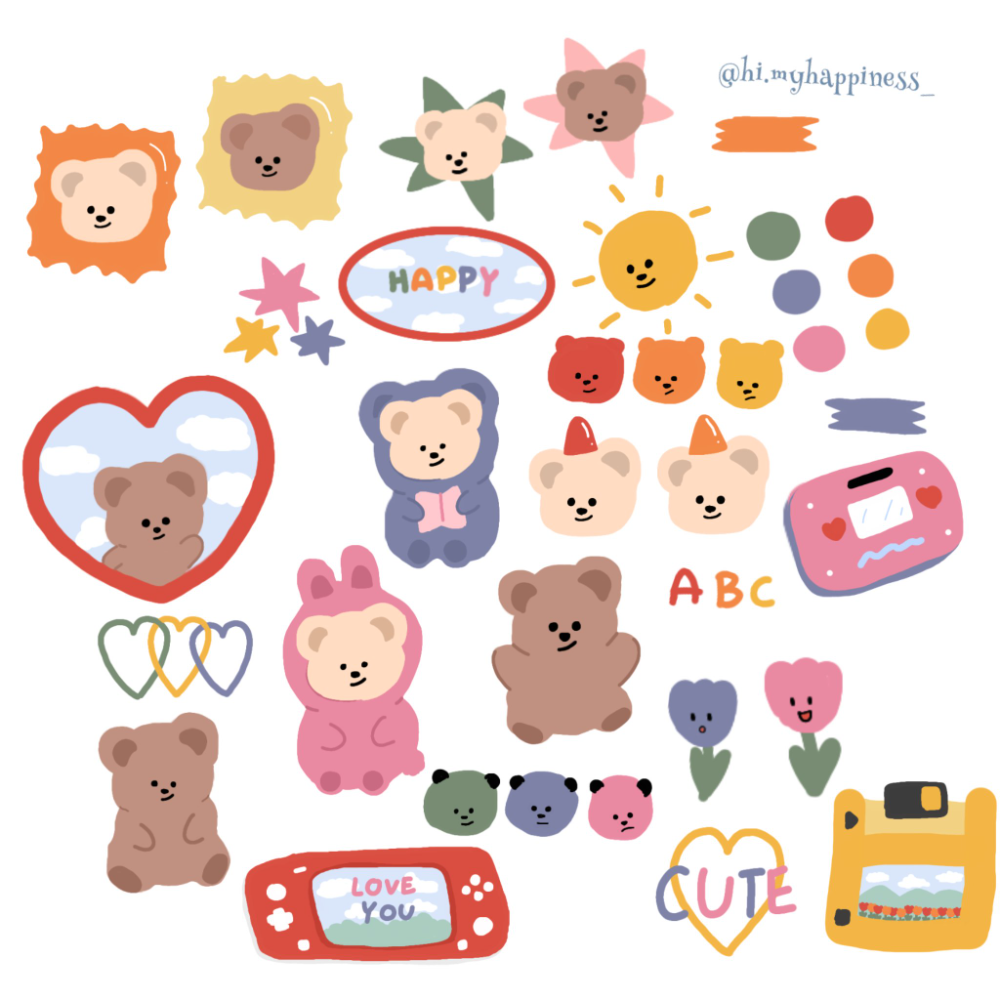 cute notes background 0037