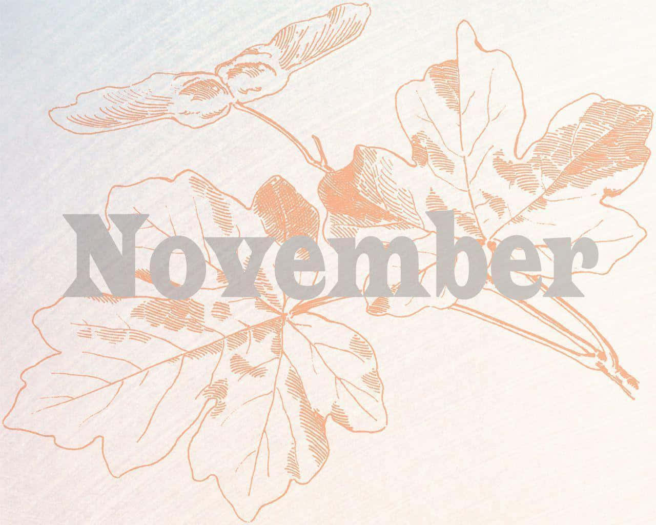 cute November patterns for social media