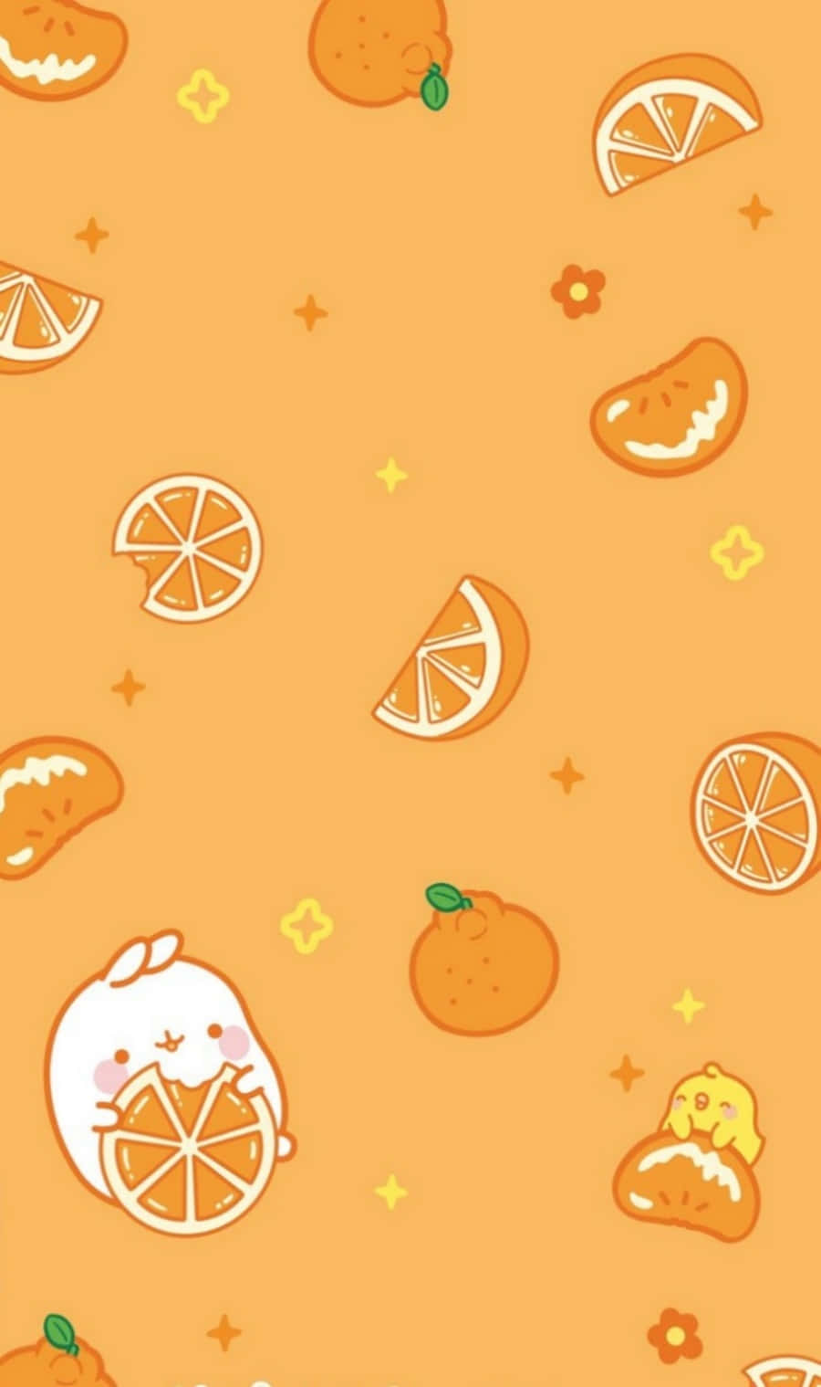 cute orange backgrounds for kids