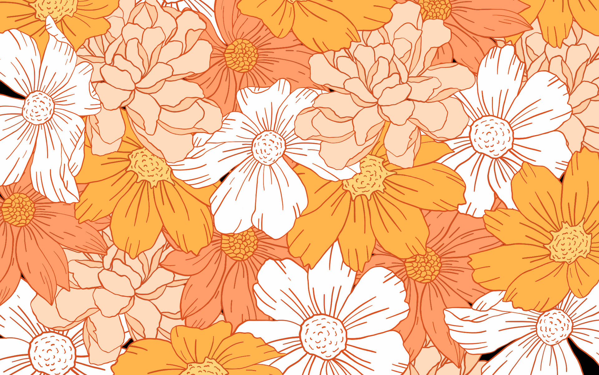 cute orange backgrounds 0014