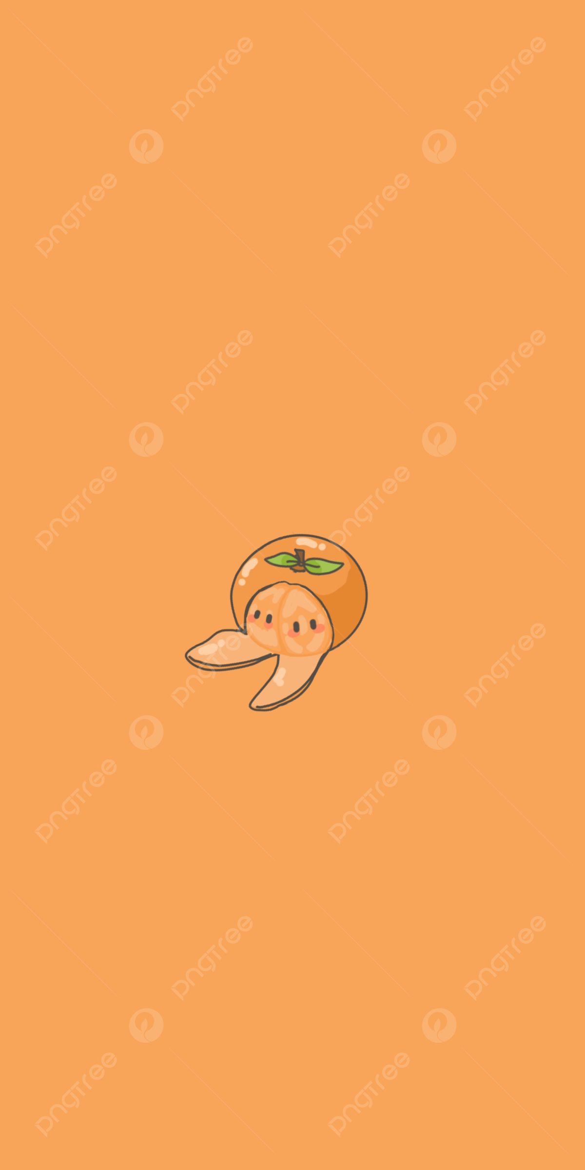 cute orange backgrounds 0022