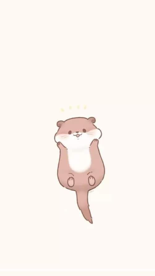 cute otter backgrounds 0010