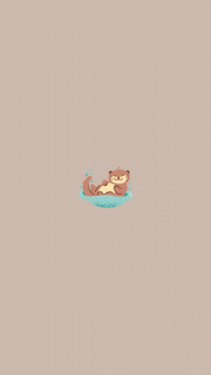 cute otter backgrounds 0013