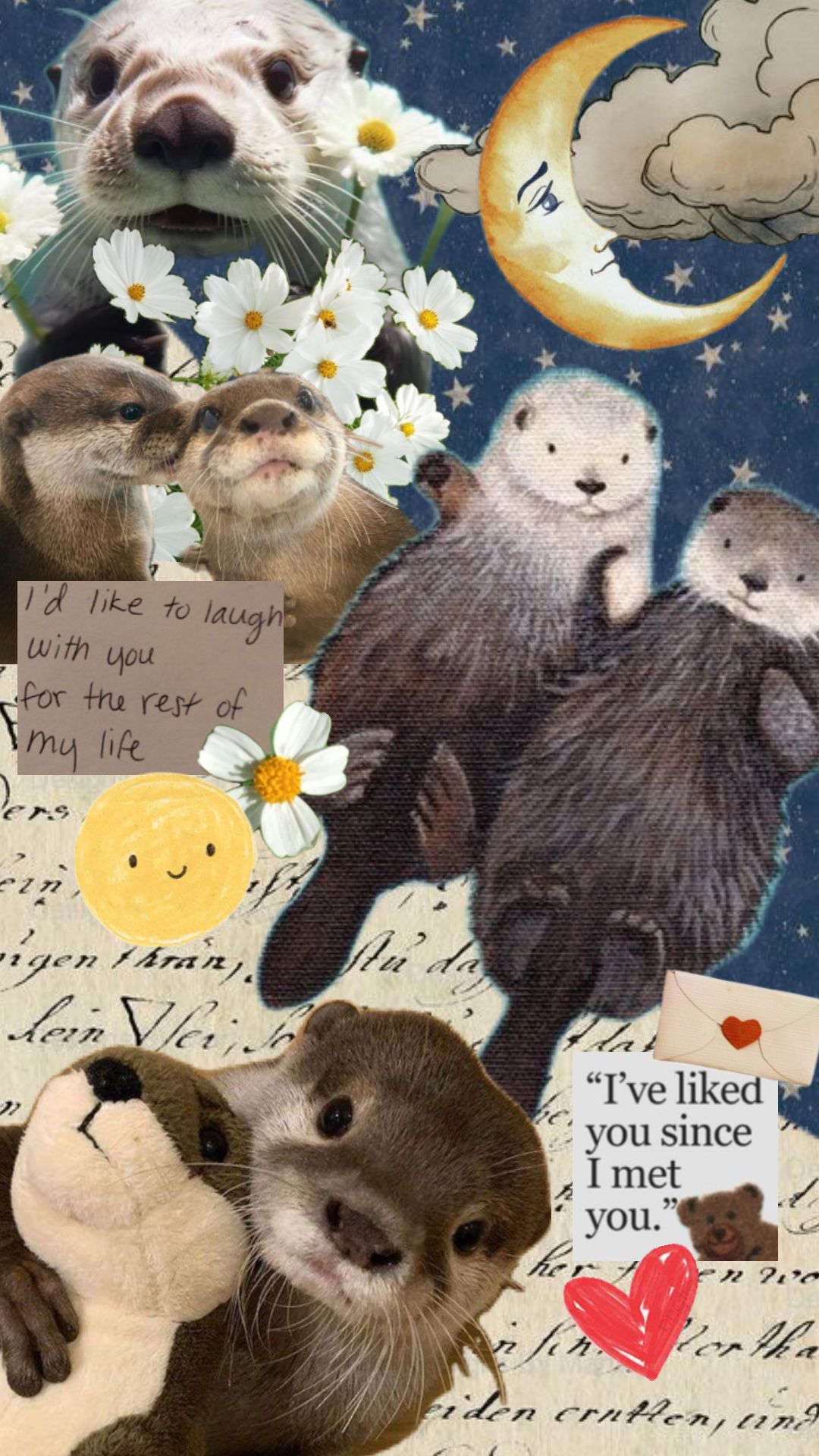 cute otter backgrounds 0031