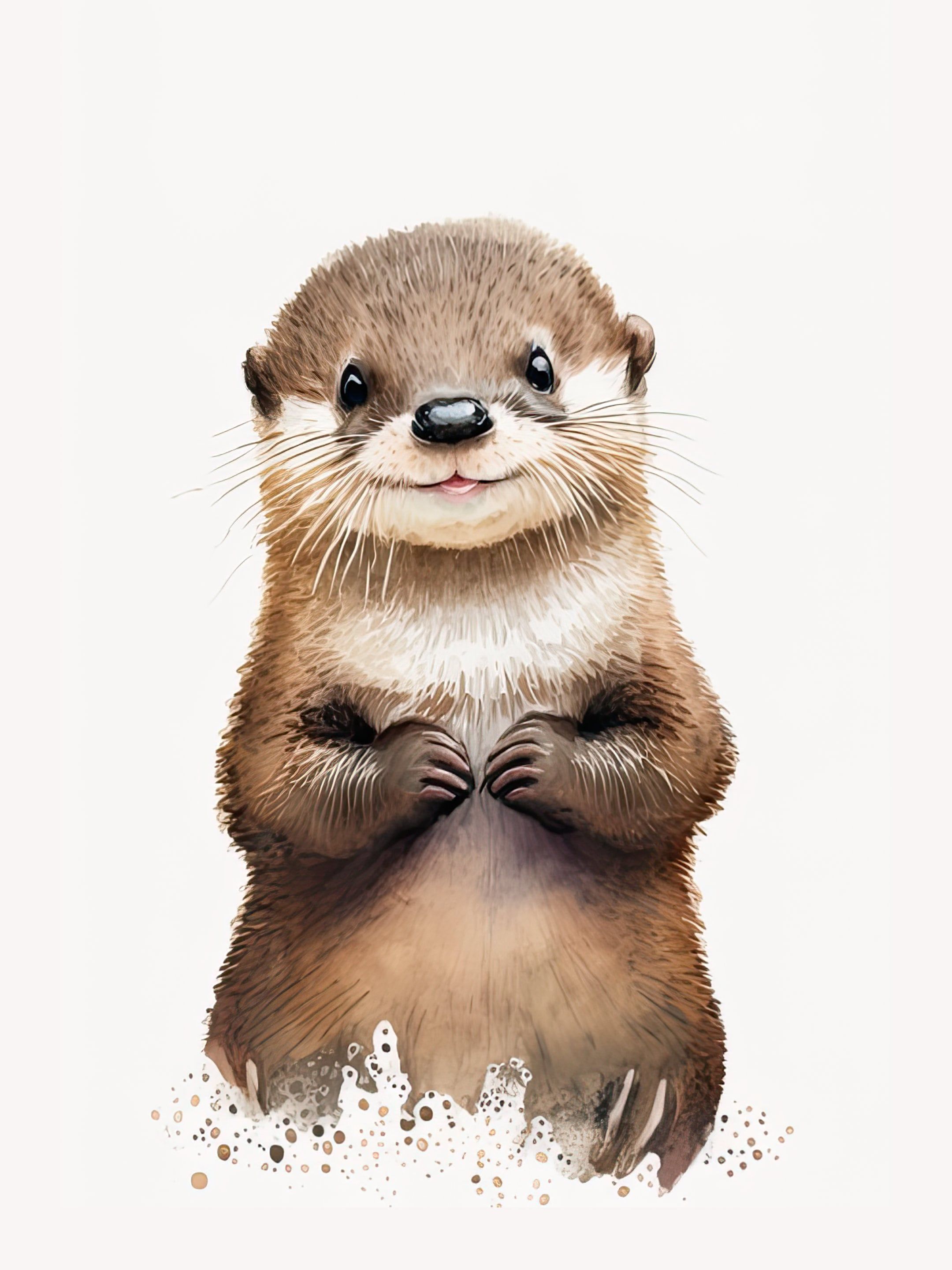 cute otter backgrounds 0040