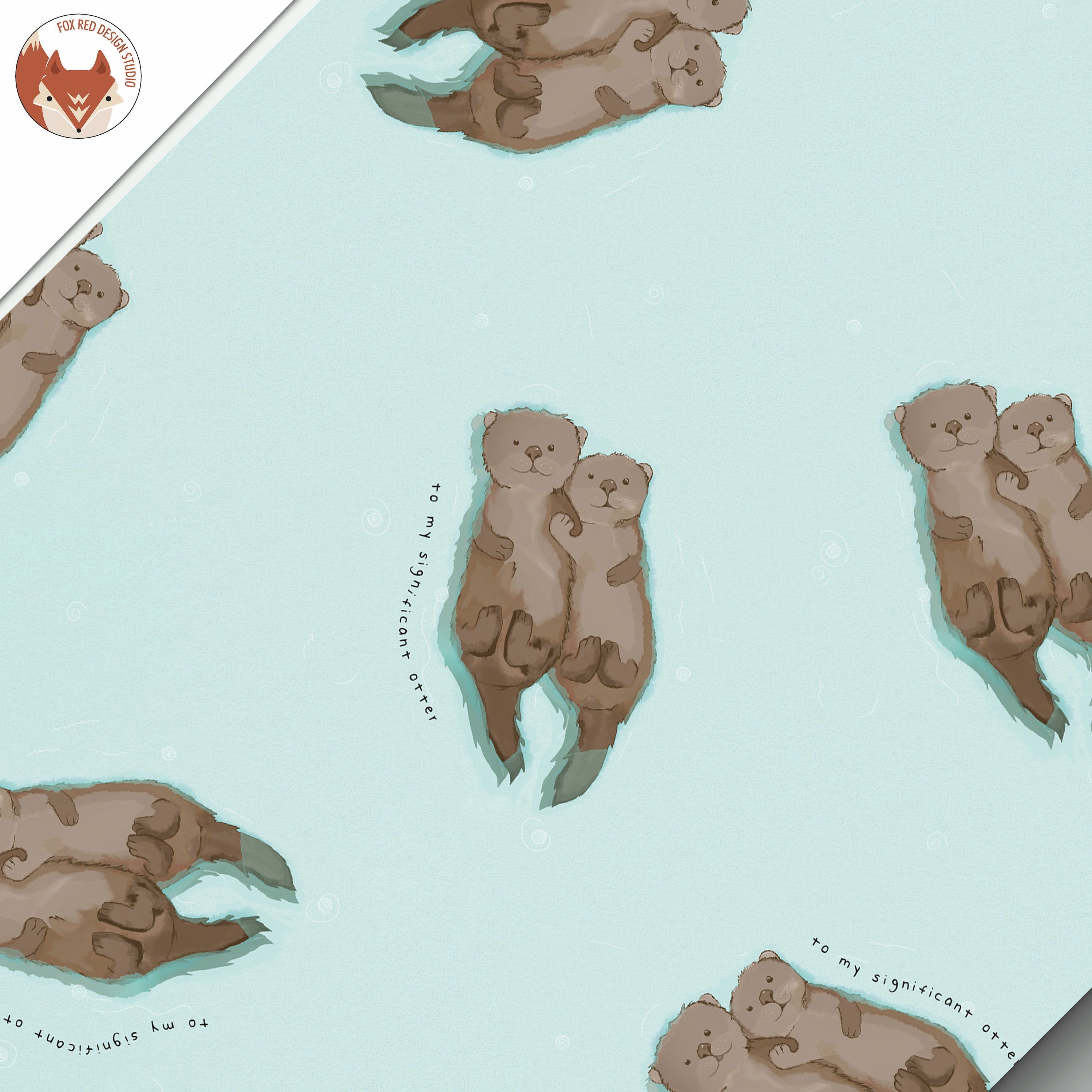 cute otter backgrounds 0073