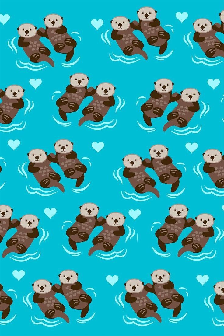 cute otter backgrounds 0083