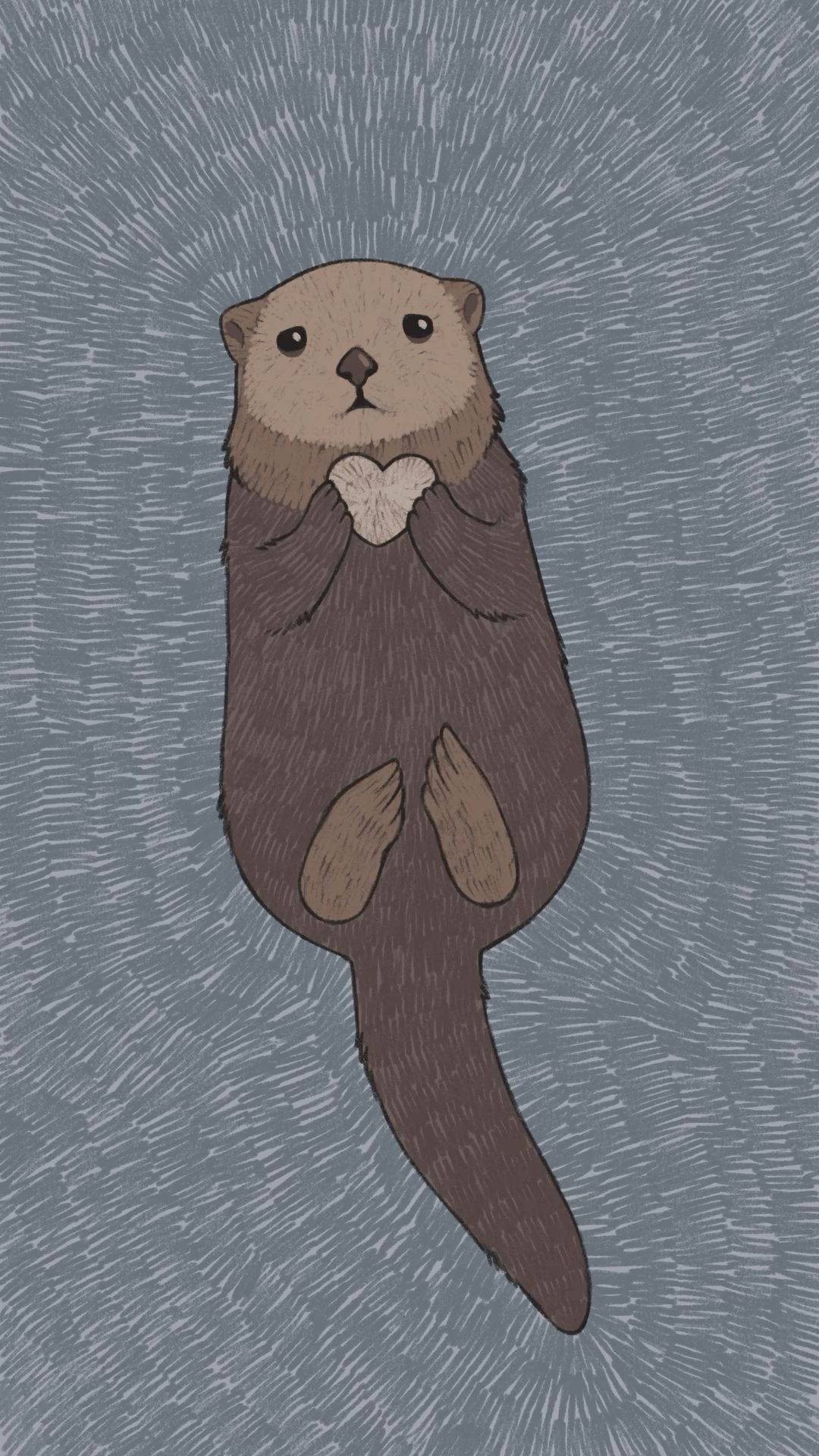 cute otter backgrounds 0095