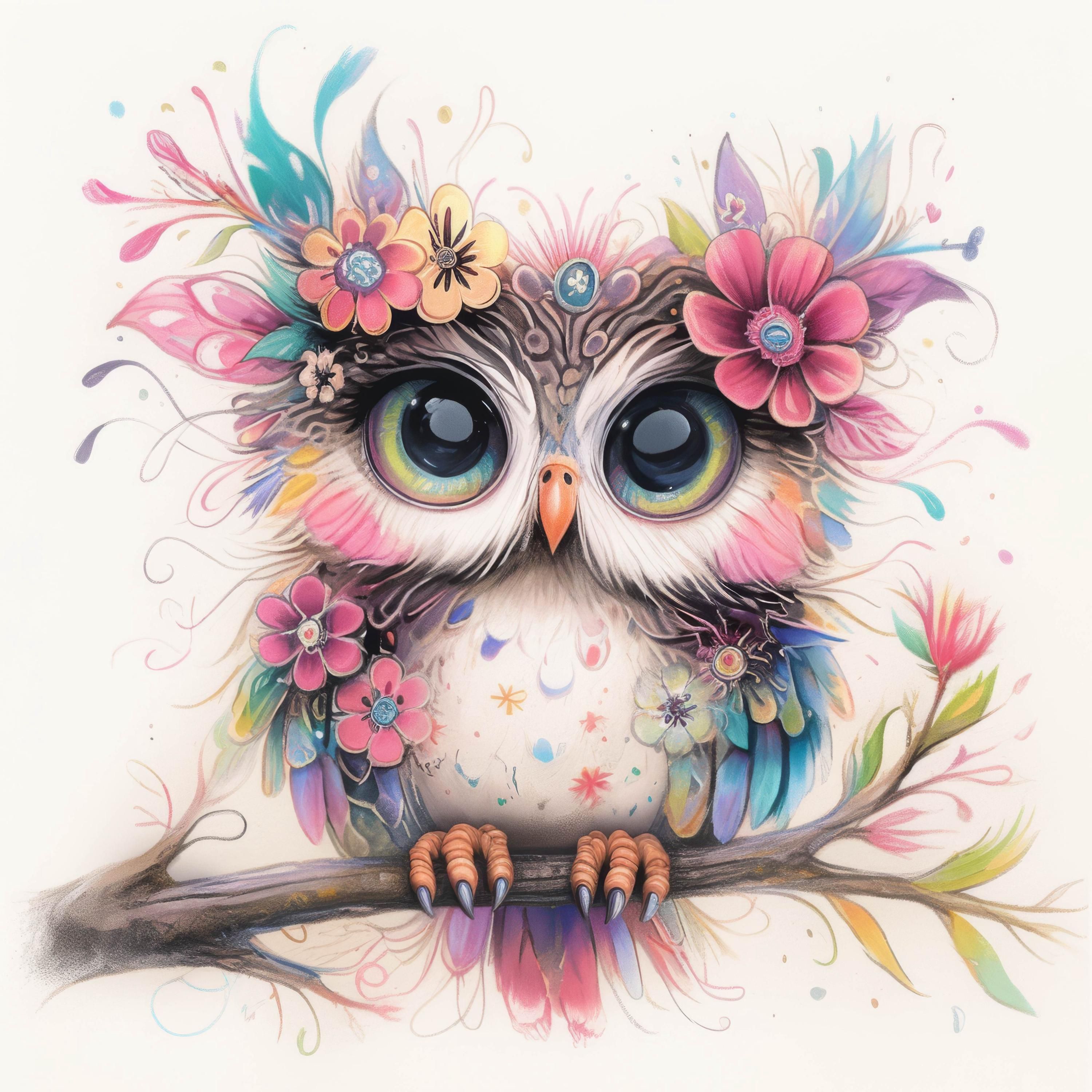 cute owl backgrounds 0011