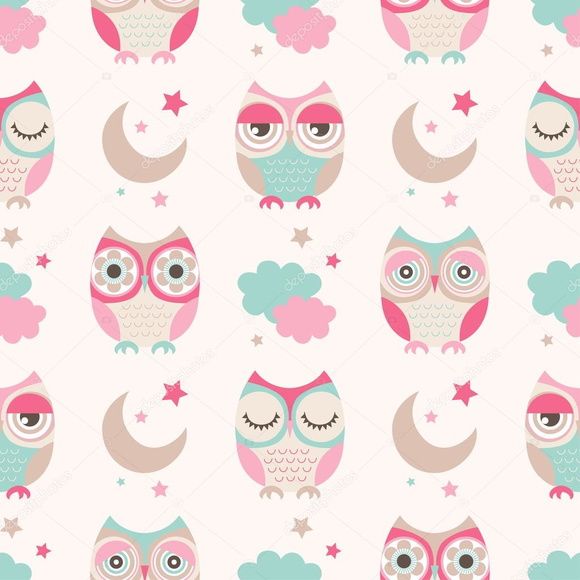 cute owl backgrounds 0013