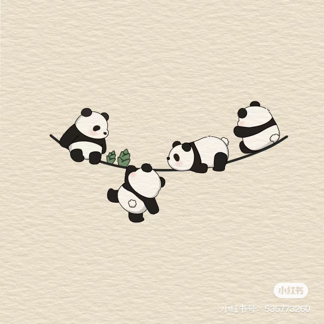 cute panda backgrounds 0010